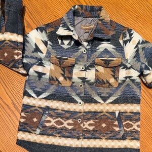Aztec Button-Up Jacket for boy or girl